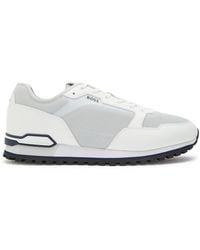 BOSS - Parkour Panelled Mesh Sneakers - Lyst
