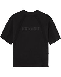 Honor The Gift - Logo Panelled Cotton T-Shirt - Lyst