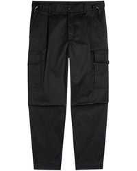 Moncler - Barrel-Leg Stretch-Cotton Cargo Trousers - Lyst