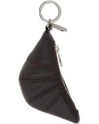 Lemaire - Croissant Mini Leather Bag Charm - Lyst