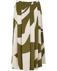 Olive Midi Skirts for Women - Up to 75% off | Lyst