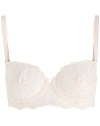 Simone Perele - Intrigue Embroidered Tulle Underwired Bra - Lyst