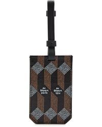 AU DEPART - Printed Leather Luggage Tag - Lyst