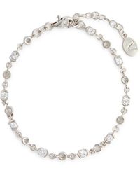 V By Laura Vann - Lyla Crystal-embellished Chain Bracelet - Lyst