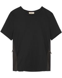 Herno - Panelled Cotton T-shirt - Lyst