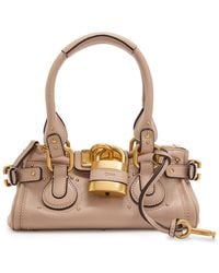Chloé - Paddington Small Grained Leather Shoulder Bag - Lyst