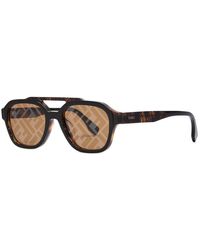 Fendi - Aviator-style Sunglasses - Lyst