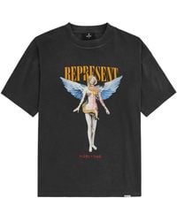 Represent - Reborn Printed Cotton T-shirt - Lyst