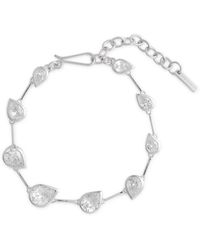 Completedworks - Myriad Embellished Rhodium-Plated Bracelet - Lyst