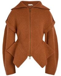 Zimmermann - Valiant Sculpted Wool-Blend Cardigan - Lyst