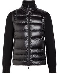 Moncler - Wool And Shell Jacket - Lyst