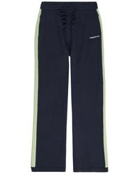 CASABLANCA - Logo-Embroidered Merino Wool Track Trousers - Lyst