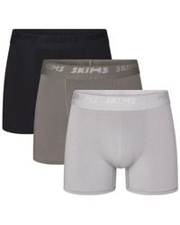 Skims - Stretch-Cotton Boxer Briefs - Lyst