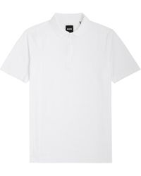 BOSS - Tempio Cotton-Blend Polo Shirt - Lyst