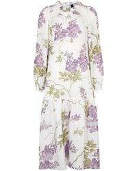 Needle & Thread - Wisteria Floral-print Midi Dress - Lyst