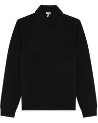 Loewe - Cashmere Polo Jumper - Lyst