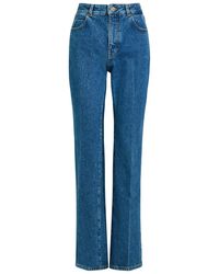 Balmain - Slim Straight-Leg Jeans - Lyst