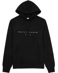 Daily Paper - Alias Logo-Embroidered Hooded Cotton Sweatshirt - Lyst