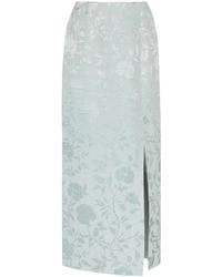 Patrick Mcdowell - Tatiana Floral-Jacquard Woven Maxi Skirt - Lyst