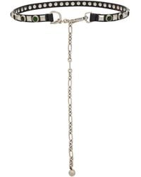 Etro - Embellished Leather Chain Belt - Lyst