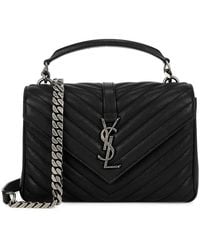 Saint Laurent - College Medium Leather Shoulder Bag - Lyst