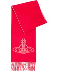 Vivienne Westwood - Orb-Intarsia Wool Scarf - Lyst