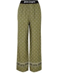 Palm Angels - Logo Paisley-Print Trousers - Lyst