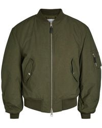 Givenchy - Logo-Print Cotton-Blend Bomber Jacket - Lyst