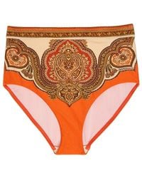 Zimmermann - Mahon Patterned Bikini Brief - Lyst
