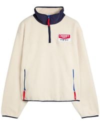 CHERRY LA - Racing Logo-Appliquéd Half-Zip Fleece - Lyst