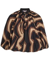 PUCCI - Printed Silk Blouse - Lyst