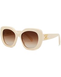 Celine - Oversized Oval-frame Sunglasses, Sunglasses, Oversized - Lyst