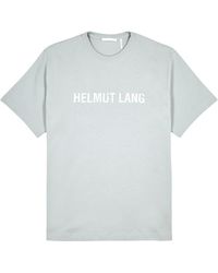 Helmut Lang - Outerspace Logo-print Cotton T-shirt - Lyst