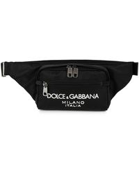 Dolce & Gabbana - Logo Nylon Belt Bag - Lyst