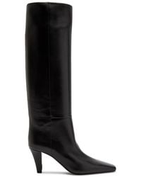 Saint Laurent - Jill 75 Leather Knee-High Boots - Lyst