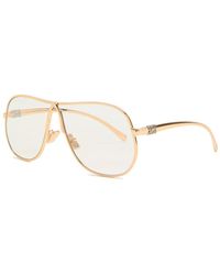 Miu Miu - Aviator-Style Optical Glasses - Lyst