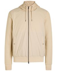 Herno - Hooded Padded Stretch Shell And Cotton-Knit Jacket - Lyst