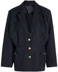 Blazé Milano - Honeybelle Textured Cotton-Blend Blazer - Lyst