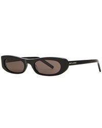Saint Laurent - Narrow Cat-eye Sunglasses - Lyst