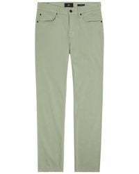7 For All Mankind - Slimmy Tapered-Leg Stretch-Sateen Chino Trousers - Lyst