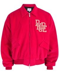 Rhude - Bay Of Angels Padded Corduroy Bomber Jacket - Lyst