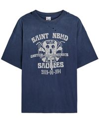 SAINT Mxxxxxx - Saint Nbhd Printed Cotton T-Shirt - Lyst
