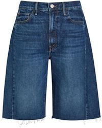 Mother - The Half-Pipe Bermuda Denim Shorts - Lyst