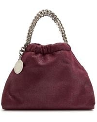 Stella McCartney - Falabella Mini Faux Suede Cross-Body Bag - Lyst