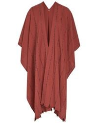 Caravana - Bead Embellished Cotton Cape - Lyst