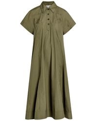 3.1 Phillip Lim - Cotton-Poplin Midi Shirt Dress - Lyst