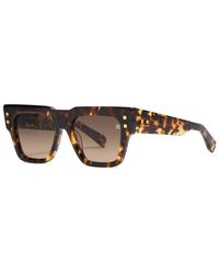 Balmain - B-Army Rectangle-Frame Sunglasses - Lyst