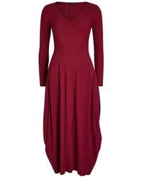 High - At-Length Stretch-Jersey Midi Dress - Lyst