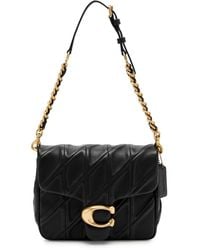 COACH - Times Square Tabby Leather Shoulder Bag - Lyst