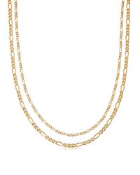Missoma - Filia 18kt Vermeil Double Chain Necklace - Lyst
